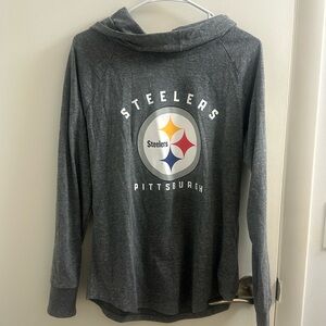 Pittsburgh Steelers Women's Nike Funnel Neck Hoodie